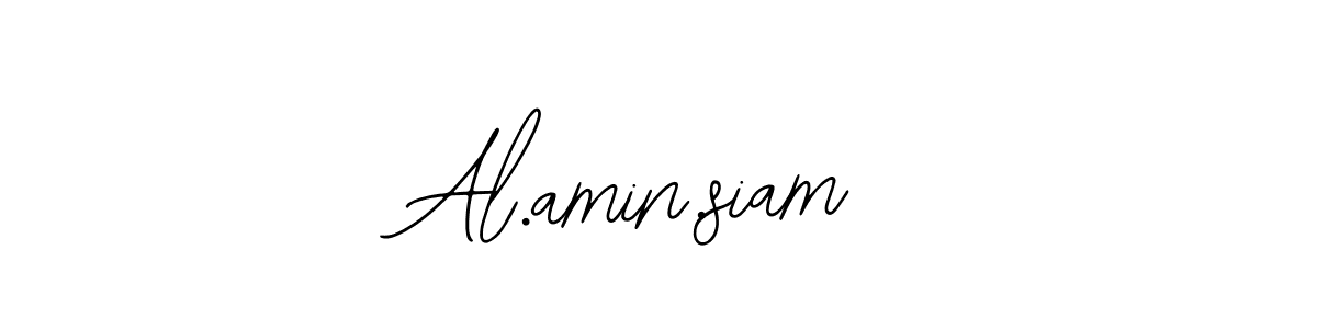 Make a beautiful signature design for name Al.amin.siam. With this signature (Bearetta-2O07w) style, you can create a handwritten signature for free. Al.amin.siam signature style 12 images and pictures png