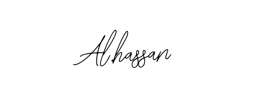 Make a beautiful signature design for name Al.hassan. With this signature (Bearetta-2O07w) style, you can create a handwritten signature for free. Al.hassan signature style 12 images and pictures png