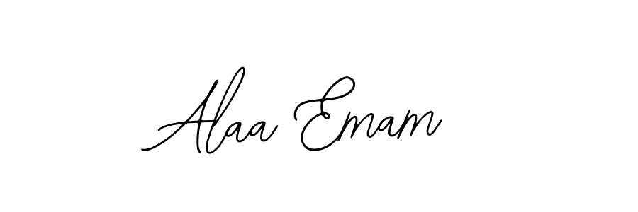 Similarly Bearetta-2O07w is the best handwritten signature design. Signature creator online .You can use it as an online autograph creator for name Alaa Emam. Alaa Emam signature style 12 images and pictures png