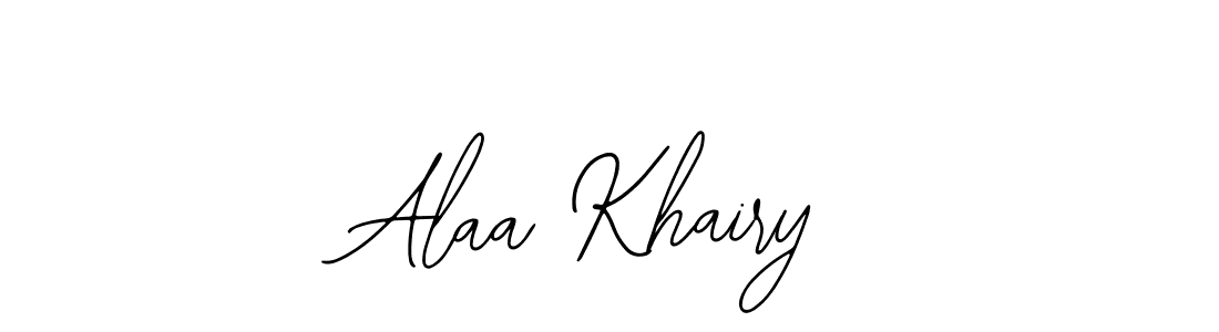 It looks lik you need a new signature style for name Alaa Khairy. Design unique handwritten (Bearetta-2O07w) signature with our free signature maker in just a few clicks. Alaa Khairy signature style 12 images and pictures png