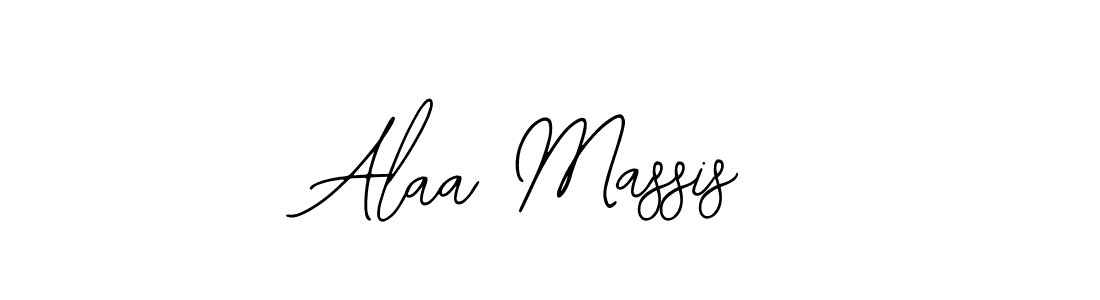 if you are searching for the best signature style for your name Alaa Massis. so please give up your signature search. here we have designed multiple signature styles  using Bearetta-2O07w. Alaa Massis signature style 12 images and pictures png