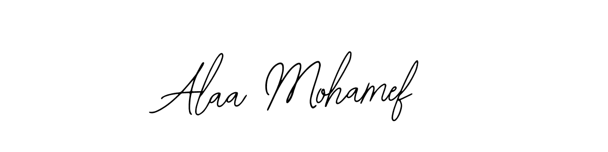 See photos of Alaa Mohamef official signature by Spectra . Check more albums & portfolios. Read reviews & check more about Bearetta-2O07w font. Alaa Mohamef signature style 12 images and pictures png