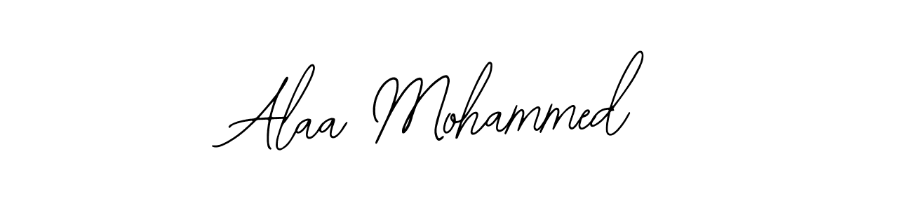 Design your own signature with our free online signature maker. With this signature software, you can create a handwritten (Bearetta-2O07w) signature for name Alaa Mohammed. Alaa Mohammed signature style 12 images and pictures png