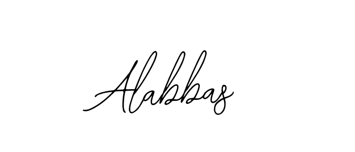 How to make Alabbas signature? Bearetta-2O07w is a professional autograph style. Create handwritten signature for Alabbas name. Alabbas signature style 12 images and pictures png