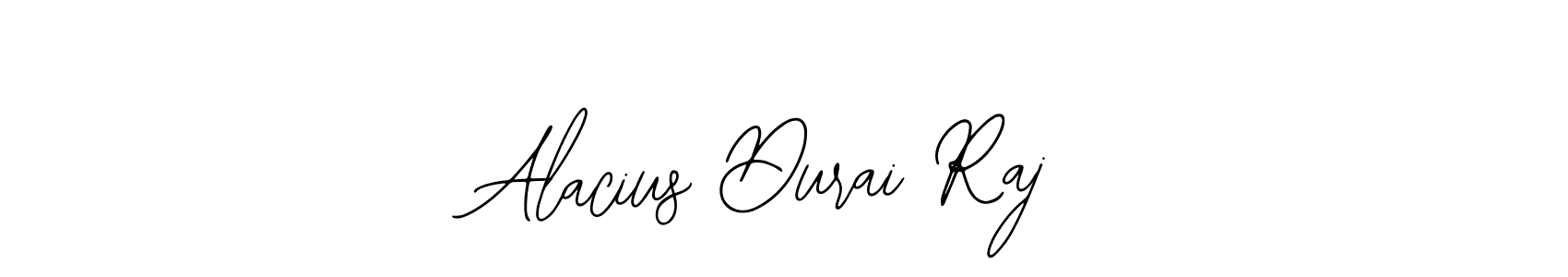 Use a signature maker to create a handwritten signature online. With this signature software, you can design (Bearetta-2O07w) your own signature for name Alacius Durai Raj. Alacius Durai Raj signature style 12 images and pictures png