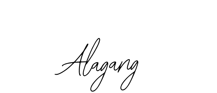 Design your own signature with our free online signature maker. With this signature software, you can create a handwritten (Bearetta-2O07w) signature for name Alagang. Alagang signature style 12 images and pictures png