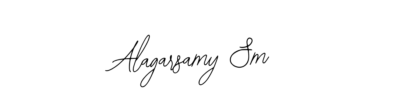 You should practise on your own different ways (Bearetta-2O07w) to write your name (Alagarsamy Sm) in signature. don't let someone else do it for you. Alagarsamy Sm signature style 12 images and pictures png