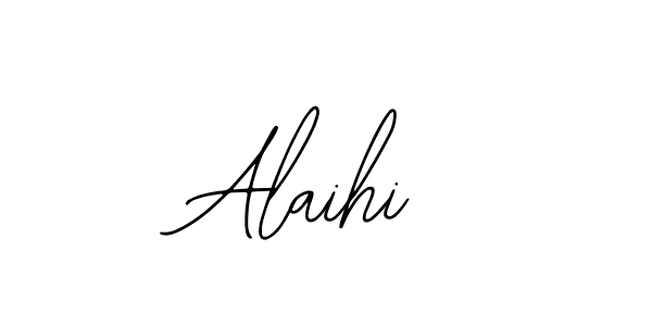 You should practise on your own different ways (Bearetta-2O07w) to write your name (Alaihi) in signature. don't let someone else do it for you. Alaihi signature style 12 images and pictures png