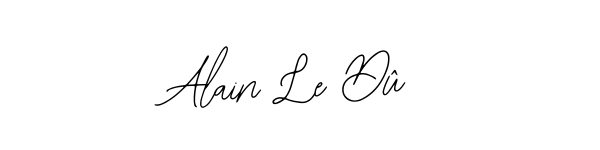 You should practise on your own different ways (Bearetta-2O07w) to write your name (Alain Le Dû) in signature. don't let someone else do it for you. Alain Le Dû signature style 12 images and pictures png