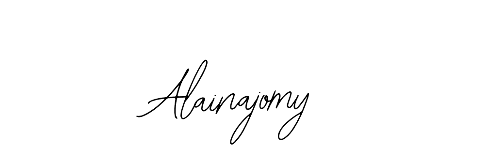 if you are searching for the best signature style for your name Alainajomy. so please give up your signature search. here we have designed multiple signature styles  using Bearetta-2O07w. Alainajomy signature style 12 images and pictures png