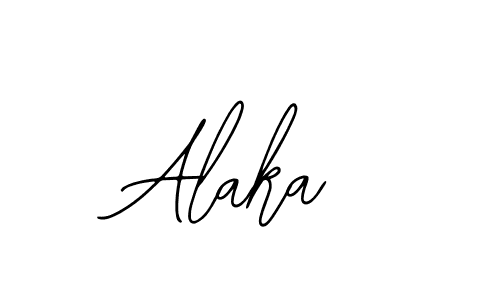 How to make Alaka name signature. Use Bearetta-2O07w style for creating short signs online. This is the latest handwritten sign. Alaka signature style 12 images and pictures png