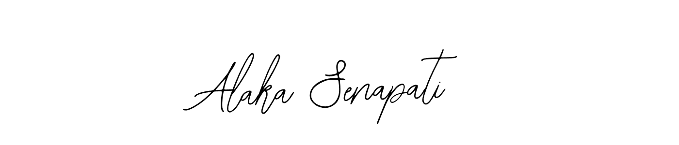 You should practise on your own different ways (Bearetta-2O07w) to write your name (Alaka Senapati) in signature. don't let someone else do it for you. Alaka Senapati signature style 12 images and pictures png