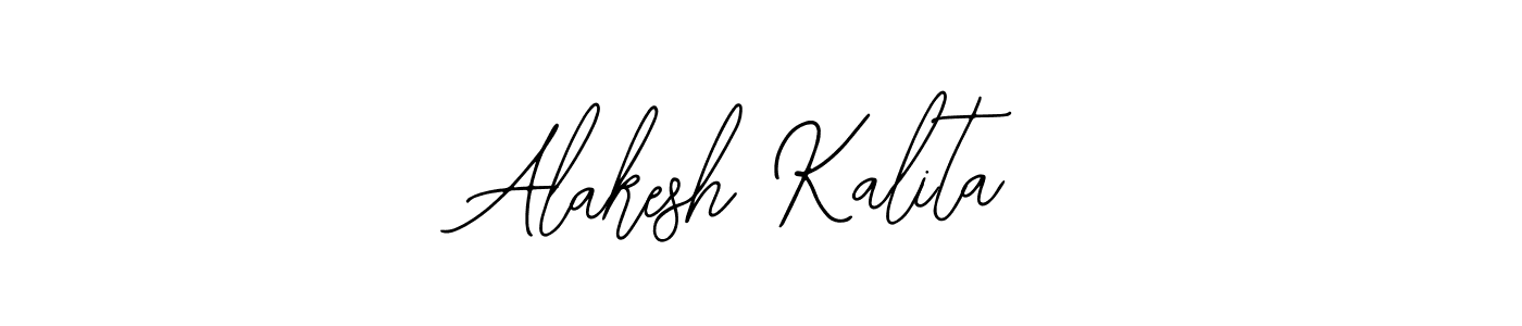 How to make Alakesh Kalita name signature. Use Bearetta-2O07w style for creating short signs online. This is the latest handwritten sign. Alakesh Kalita signature style 12 images and pictures png