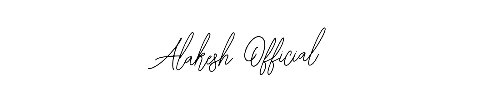 How to make Alakesh Official signature? Bearetta-2O07w is a professional autograph style. Create handwritten signature for Alakesh Official name. Alakesh Official signature style 12 images and pictures png