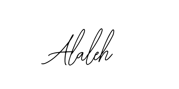 Design your own signature with our free online signature maker. With this signature software, you can create a handwritten (Bearetta-2O07w) signature for name Alaleh. Alaleh signature style 12 images and pictures png