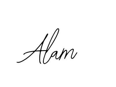 How to make Alam name signature. Use Bearetta-2O07w style for creating short signs online. This is the latest handwritten sign. Alam signature style 12 images and pictures png