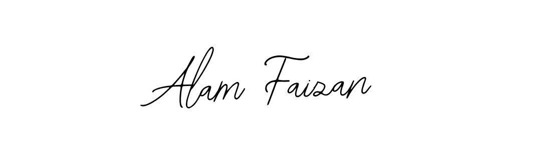 How to make Alam Faizan name signature. Use Bearetta-2O07w style for creating short signs online. This is the latest handwritten sign. Alam Faizan signature style 12 images and pictures png