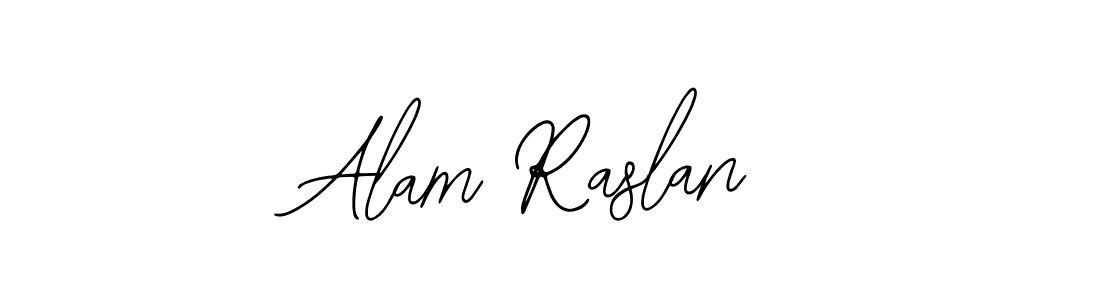 Similarly Bearetta-2O07w is the best handwritten signature design. Signature creator online .You can use it as an online autograph creator for name Alam Raslan. Alam Raslan signature style 12 images and pictures png
