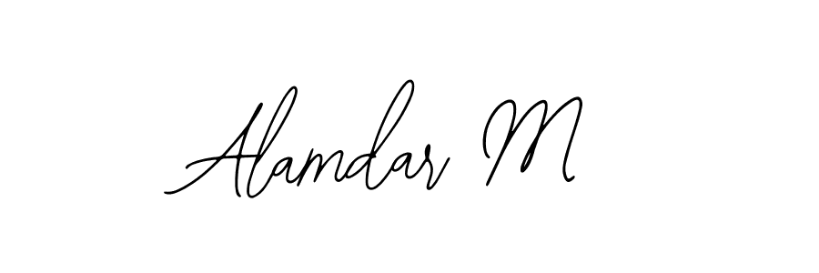 Also we have Alamdar M name is the best signature style. Create professional handwritten signature collection using Bearetta-2O07w autograph style. Alamdar M signature style 12 images and pictures png