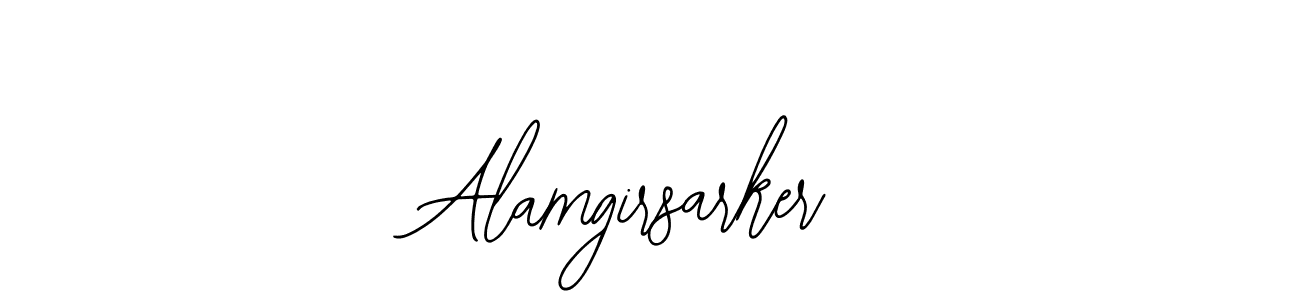 Use a signature maker to create a handwritten signature online. With this signature software, you can design (Bearetta-2O07w) your own signature for name Alamgirsarker. Alamgirsarker signature style 12 images and pictures png