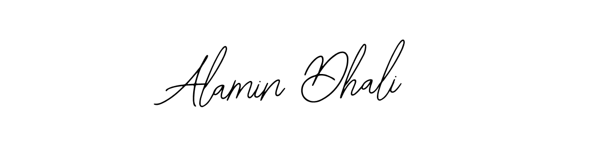 The best way (Bearetta-2O07w) to make a short signature is to pick only two or three words in your name. The name Alamin Dhali include a total of six letters. For converting this name. Alamin Dhali signature style 12 images and pictures png