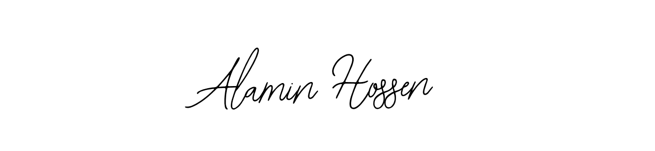 Similarly Bearetta-2O07w is the best handwritten signature design. Signature creator online .You can use it as an online autograph creator for name Alamin Hossen. Alamin Hossen signature style 12 images and pictures png
