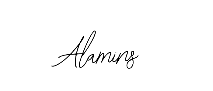 How to make Alamins signature? Bearetta-2O07w is a professional autograph style. Create handwritten signature for Alamins name. Alamins signature style 12 images and pictures png