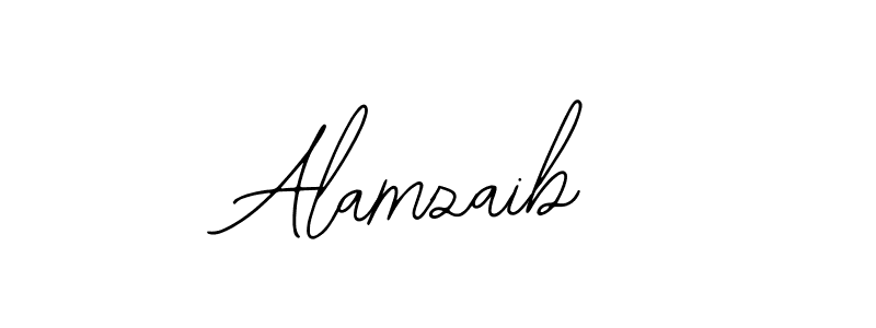 How to make Alamzaib signature? Bearetta-2O07w is a professional autograph style. Create handwritten signature for Alamzaib name. Alamzaib signature style 12 images and pictures png