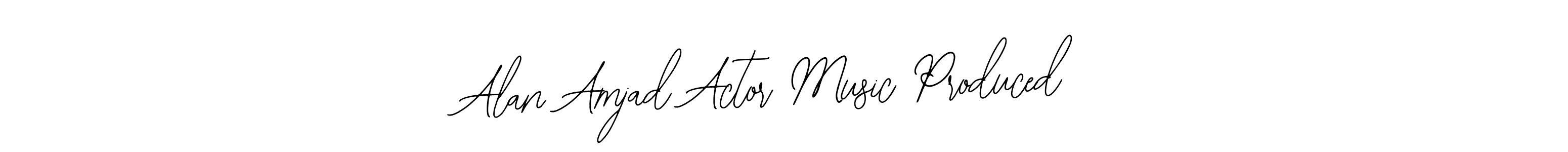 You should practise on your own different ways (Bearetta-2O07w) to write your name (Alan Amjad Actor Music Produced) in signature. don't let someone else do it for you. Alan Amjad Actor Music Produced signature style 12 images and pictures png