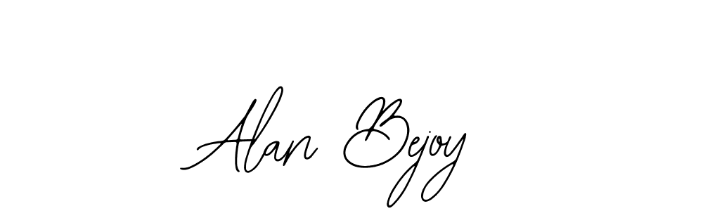 You should practise on your own different ways (Bearetta-2O07w) to write your name (Alan Bejoy) in signature. don't let someone else do it for you. Alan Bejoy signature style 12 images and pictures png