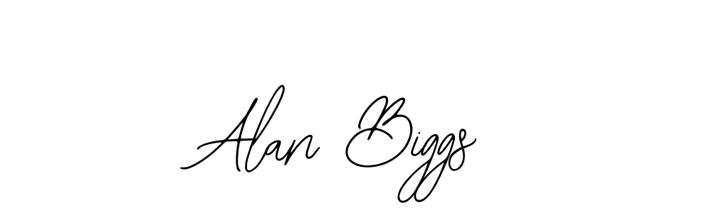 How to make Alan Biggs name signature. Use Bearetta-2O07w style for creating short signs online. This is the latest handwritten sign. Alan Biggs signature style 12 images and pictures png