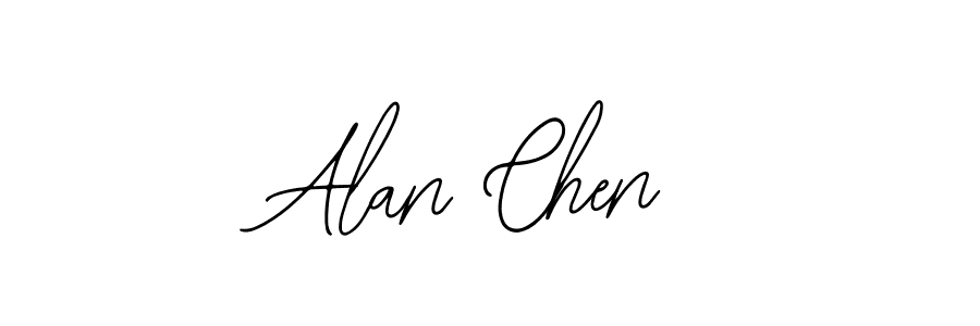 How to make Alan Chen signature? Bearetta-2O07w is a professional autograph style. Create handwritten signature for Alan Chen name. Alan Chen signature style 12 images and pictures png