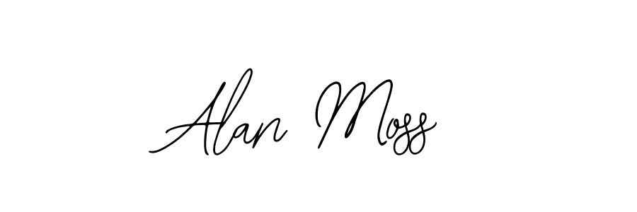 Alan Moss stylish signature style. Best Handwritten Sign (Bearetta-2O07w) for my name. Handwritten Signature Collection Ideas for my name Alan Moss. Alan Moss signature style 12 images and pictures png