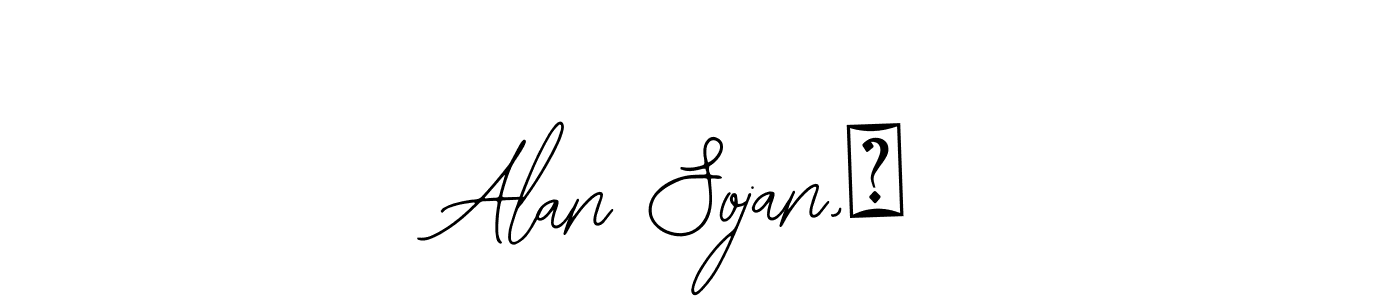 Create a beautiful signature design for name Alan Sojan,⭐. With this signature (Bearetta-2O07w) fonts, you can make a handwritten signature for free. Alan Sojan,⭐ signature style 12 images and pictures png