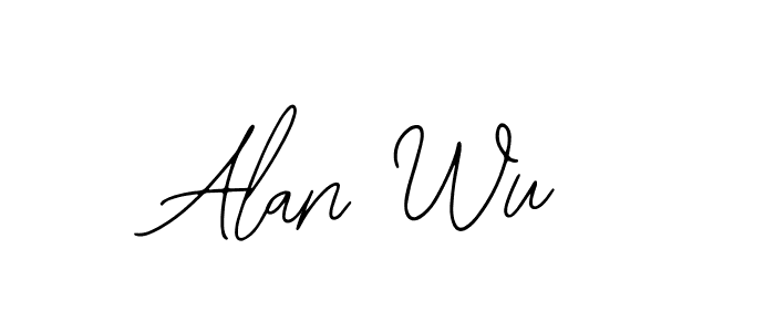 Best and Professional Signature Style for Alan Wu. Bearetta-2O07w Best Signature Style Collection. Alan Wu signature style 12 images and pictures png