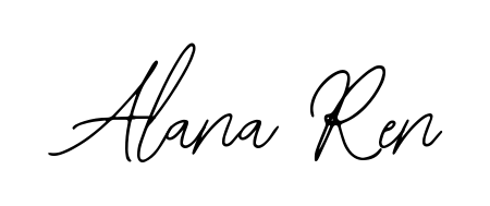 Get an exclusive digital autograph for Alana Ren. The Bearetta-2O07w typeface captures the charm of real penmanship on paper. Alana Ren signature style 12 images and pictures png