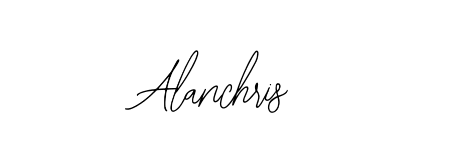 How to Draw Alanchris signature style? Bearetta-2O07w is a latest design signature styles for name Alanchris. Alanchris signature style 12 images and pictures png
