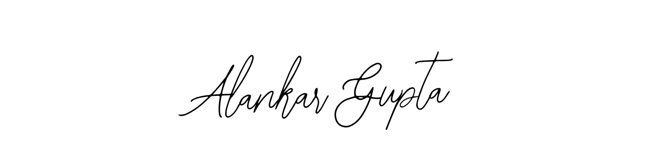 How to make Alankar Gupta name signature. Use Bearetta-2O07w style for creating short signs online. This is the latest handwritten sign. Alankar Gupta signature style 12 images and pictures png