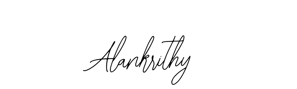 Design your own signature with our free online signature maker. With this signature software, you can create a handwritten (Bearetta-2O07w) signature for name Alankrithy. Alankrithy signature style 12 images and pictures png