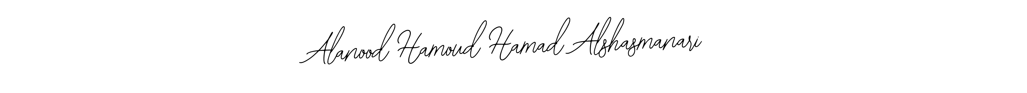 Alanood Hamoud Hamad Alshasmanari stylish signature style. Best Handwritten Sign (Bearetta-2O07w) for my name. Handwritten Signature Collection Ideas for my name Alanood Hamoud Hamad Alshasmanari. Alanood Hamoud Hamad Alshasmanari signature style 12 images and pictures png