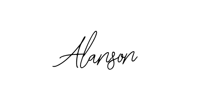 How to make Alanson signature? Bearetta-2O07w is a professional autograph style. Create handwritten signature for Alanson name. Alanson signature style 12 images and pictures png