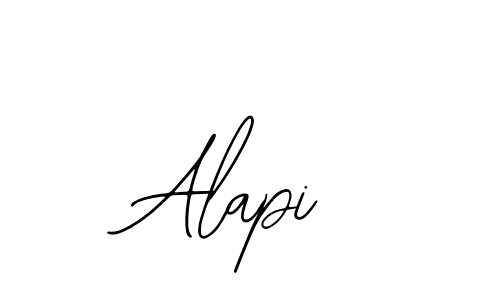 How to make Alapi name signature. Use Bearetta-2O07w style for creating short signs online. This is the latest handwritten sign. Alapi signature style 12 images and pictures png