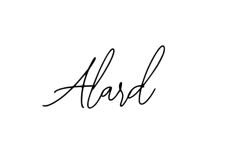 Use a signature maker to create a handwritten signature online. With this signature software, you can design (Bearetta-2O07w) your own signature for name Alard. Alard signature style 12 images and pictures png