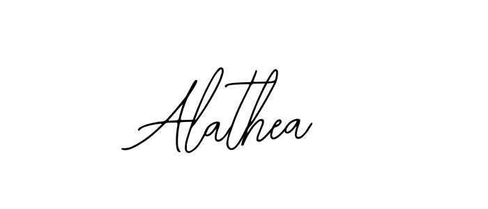 How to make Alathea name signature. Use Bearetta-2O07w style for creating short signs online. This is the latest handwritten sign. Alathea signature style 12 images and pictures png