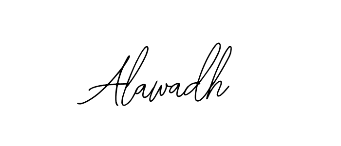 How to make Alawadh name signature. Use Bearetta-2O07w style for creating short signs online. This is the latest handwritten sign. Alawadh signature style 12 images and pictures png