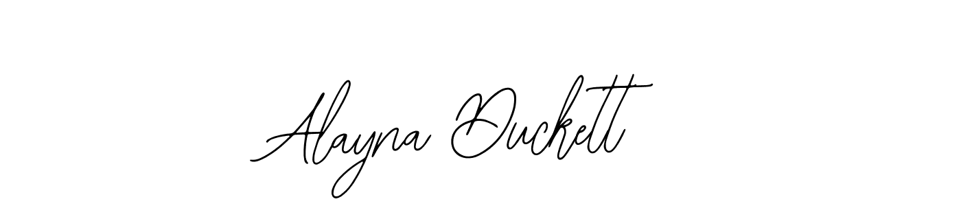 Make a beautiful signature design for name Alayna Duckett. With this signature (Bearetta-2O07w) style, you can create a handwritten signature for free. Alayna Duckett signature style 12 images and pictures png