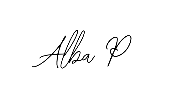 How to make Alba P signature? Bearetta-2O07w is a professional autograph style. Create handwritten signature for Alba P name. Alba P signature style 12 images and pictures png