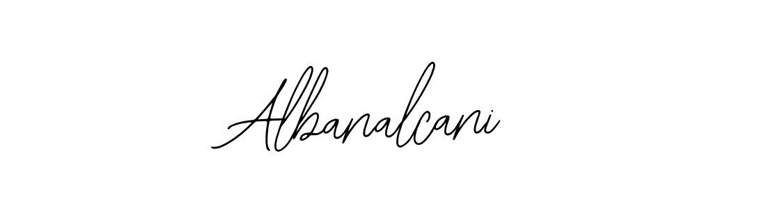 Albanalcani stylish signature style. Best Handwritten Sign (Bearetta-2O07w) for my name. Handwritten Signature Collection Ideas for my name Albanalcani. Albanalcani signature style 12 images and pictures png
