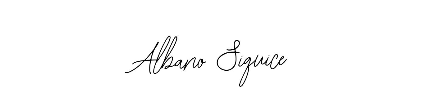 Bearetta-2O07w is a professional signature style that is perfect for those who want to add a touch of class to their signature. It is also a great choice for those who want to make their signature more unique. Get Albano Siquice name to fancy signature for free. Albano Siquice signature style 12 images and pictures png