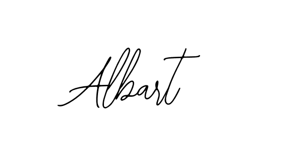 Design your own signature with our free online signature maker. With this signature software, you can create a handwritten (Bearetta-2O07w) signature for name Albart. Albart signature style 12 images and pictures png